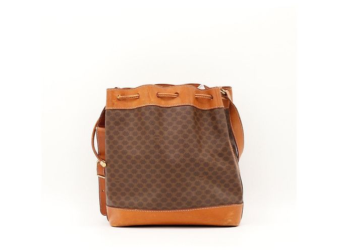 Céline Borsa a secchiello Celine Macadam Marrone