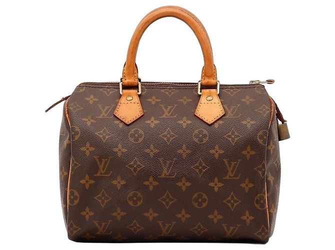 Sac à main Louis Vuitton Speedy 25 Monogram Canvas Marron Monogramme