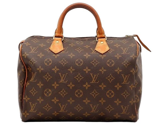 Sac à main Louis Vuitton Speedy 30 Monogram Canvas Marron Monogramme