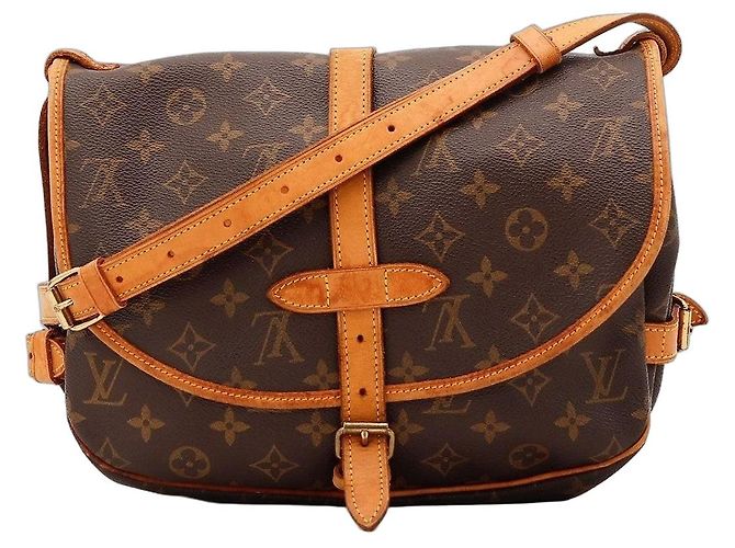 Bolsa Florentine em canvas Monogram Louis Vuitton Marrom Monograma