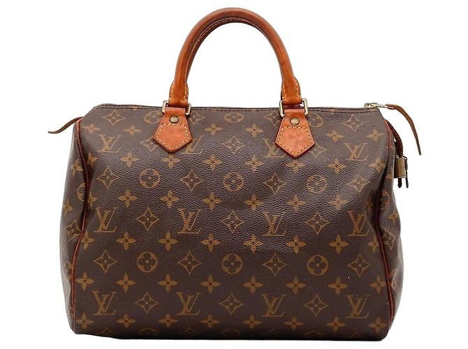 Bolsa Louis Vuitton Speedy 30 Monogram Canvas Marrom Monograma