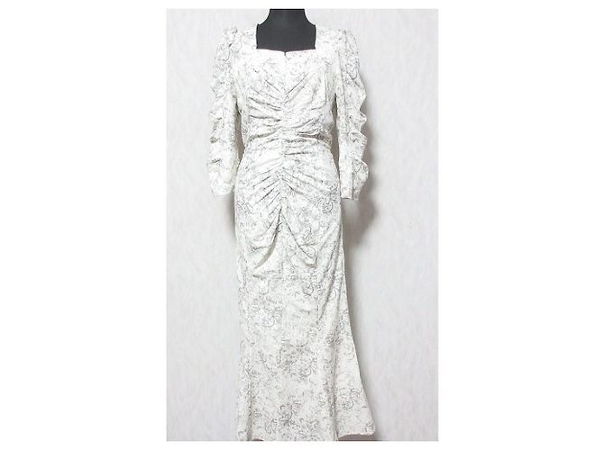 Autre Marque SNIDEL Barie Print Kleid mit Raffung
