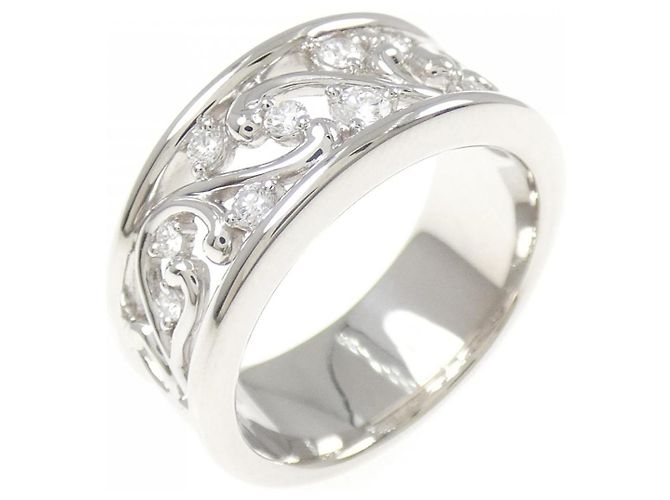 Autre Marque Hoshi no Suna Pt900 Diamantring Silber
