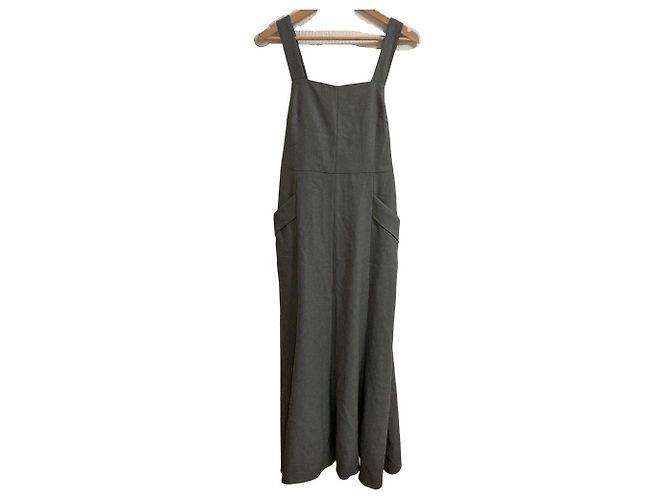 Autre Marque Vestido Grace Class Linen Touch Castaño