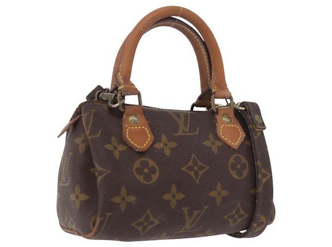 LOUIS VUITTON Monogram Mini Speedy Hand Bag M41534 LV