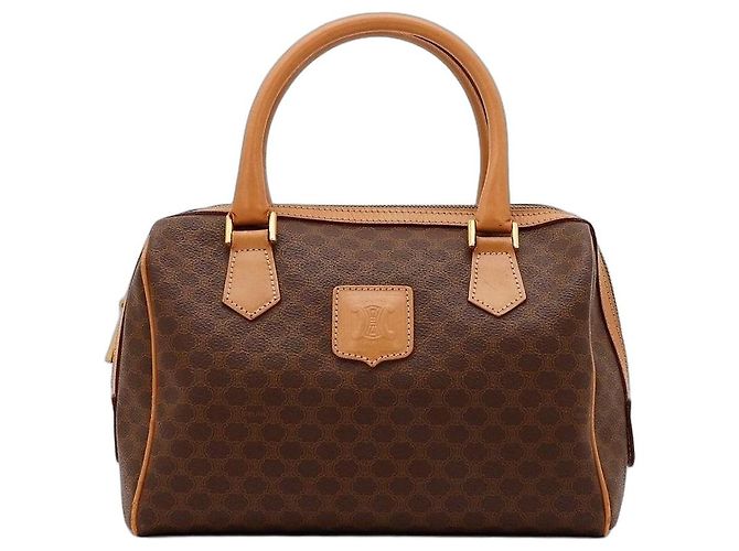 Céline Sac Boston Monogram Celine Marron