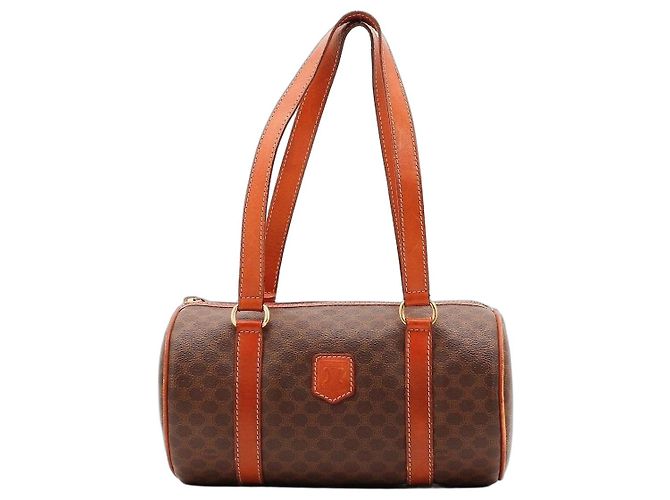 Céline Sac Boston Celine Monogram Marron Monogramme