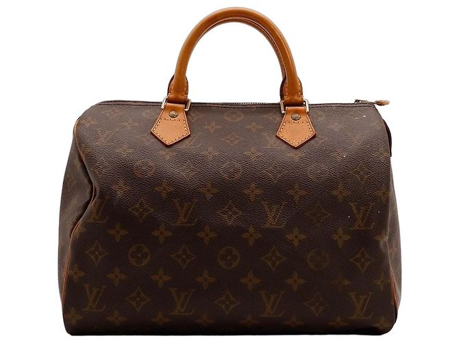 Borsa Louis Vuitton Speedy 30 Monogram Canvas Marrone