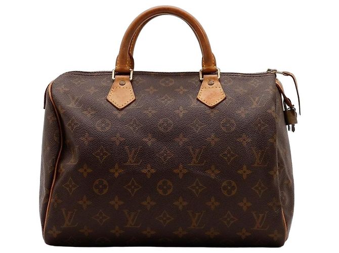 Louis Vuitton Speedy 30 Monogram Canvas Handtasche Braun Monogramm