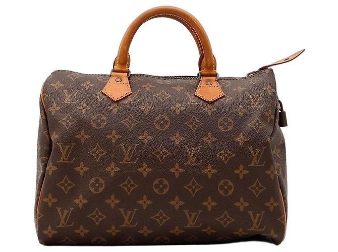 Sac à main Louis Vuitton Speedy 30 Monogram Canvas Marron Monogramme