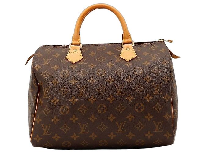 Sac à main Louis Vuitton Speedy 30 Monogram Canvas Marron Monogramme