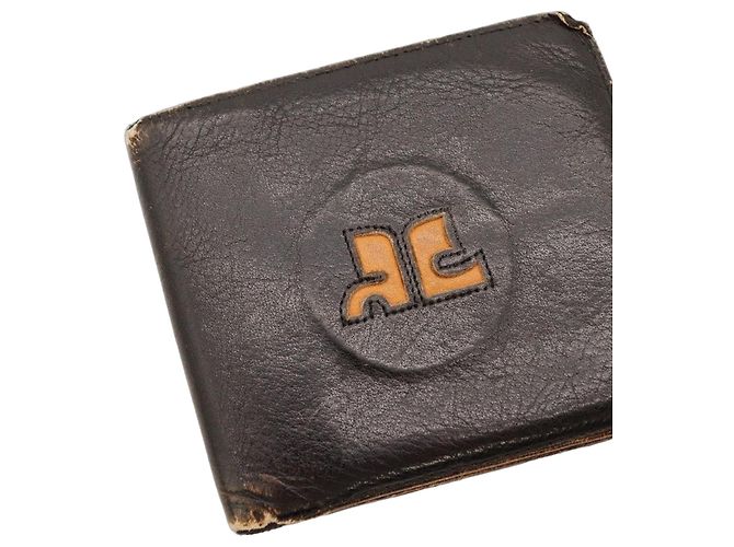 Courreges Cartera Courrèges de cuero negro