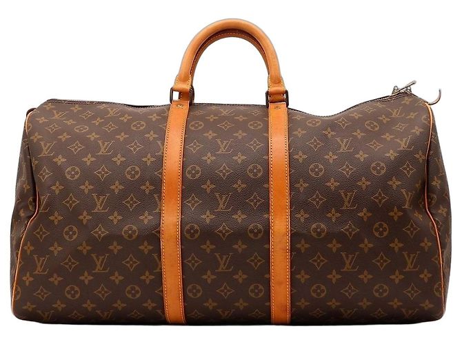 Louis Vuitton Keepall 55 Monogram Canvas Reisetasche Braun Monogramm
