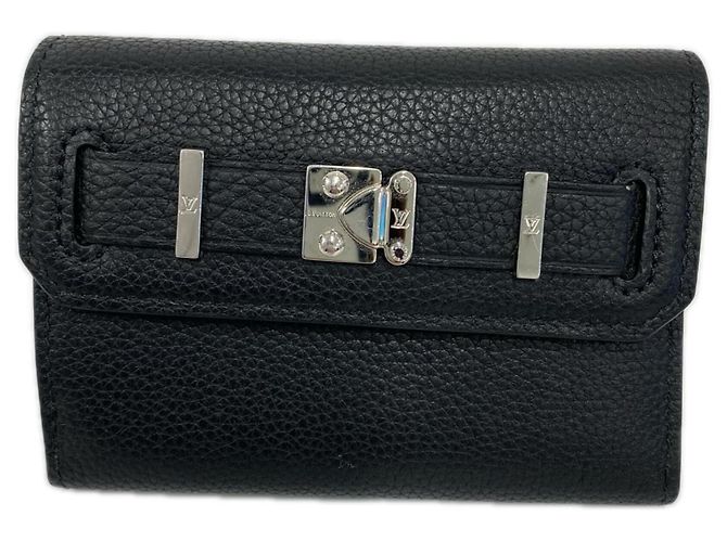 Louis Vuitton Millesime Calf Leather Georges Wallet Black
