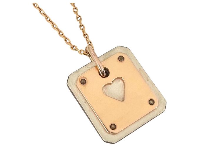 Hermès Collar HERMES Ace of Hearts Blanco
