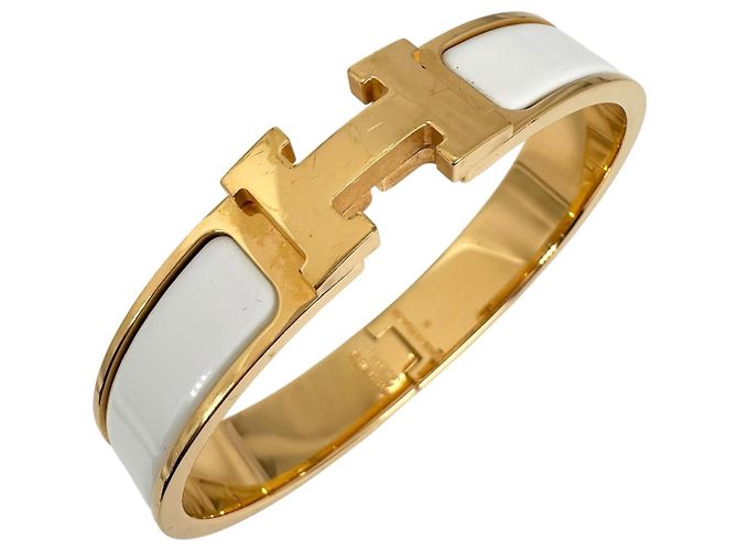 Brazalete Hermès Click H Blanco