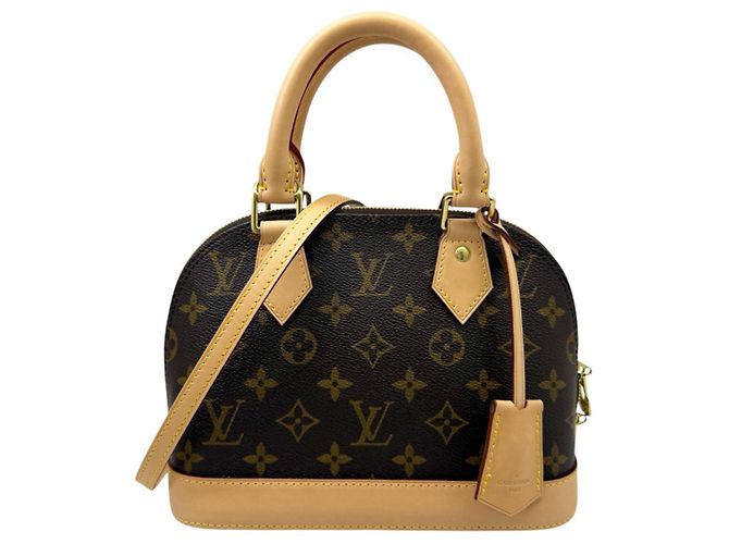 Bolsa de Ombro Louis Vuitton Monogram Alma BB Marrom Monograma