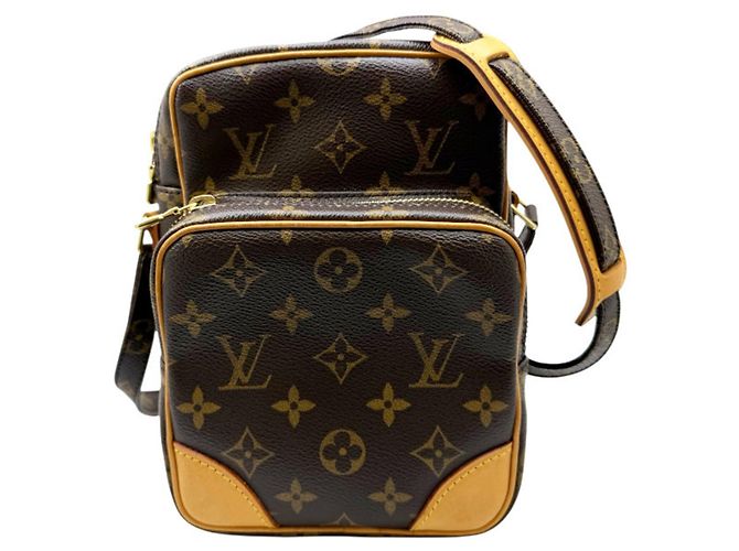 Louis Vuitton Monogram Amazon Shoulder Bag Brown