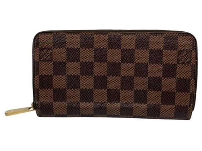 Louis Vuitton Damier Ebene Brown Langbeutel Braun