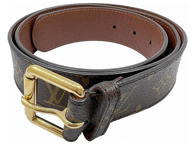 Louis Vuitton Monogram Reverso Gürtel Braun Monogramm