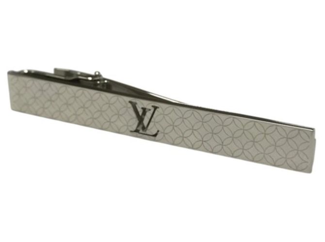 Fermi cravatta Louis Vuitton Champs-Élysées Argento