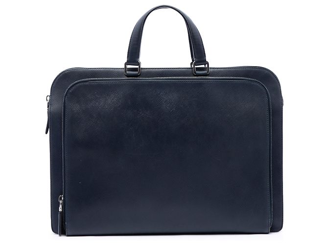 Borsetta da viaggio Prada Blue Saffiano Blu navy