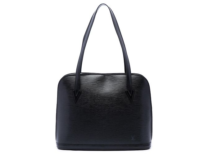 Louis Vuitton Black Epi Lussac Schwarz