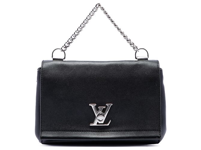 Twist Louis Vuitton Lockme II BB en cuir noir
