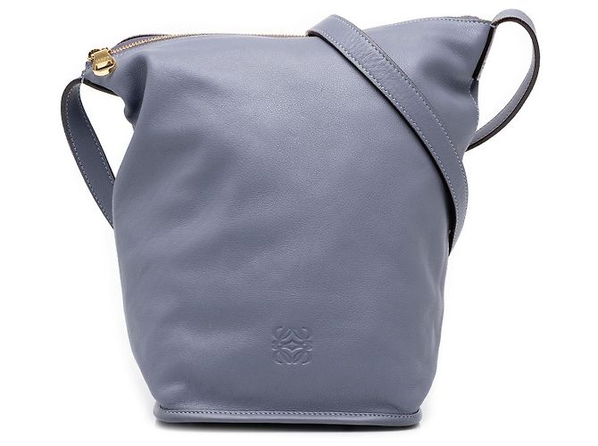 Bolsa Tiracolo Anagram em couro roxo LOEWE