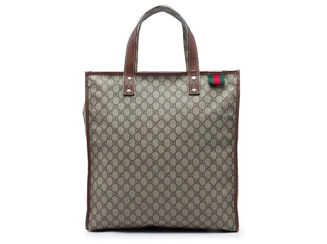 Tote Gucci Beige GG Supreme Web