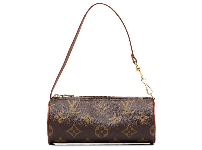 Louis Vuitton Brown Monogram Papillon Pochette Marrom