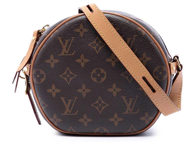 Louis Vuitton Brown Monogram Boite Chapeau Souple PM Marrone