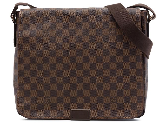Louis Vuitton Brown Damier Ebene District MM