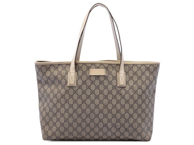 Borsa Tote Gucci Beige Medium GG Supreme