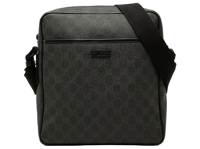 Borsa a tracolla Gucci Black GG Supreme Nero
