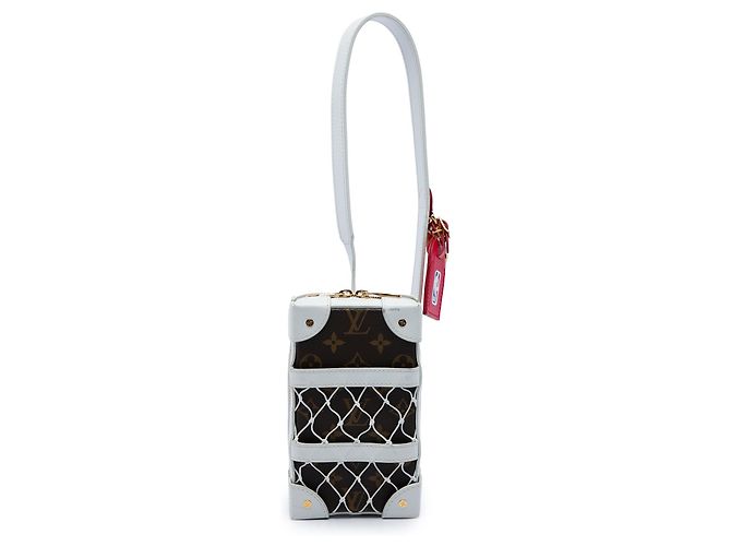 Bolsa para telefone Louis Vuitton Brown NBA Monogram Soft Trunk Marrom