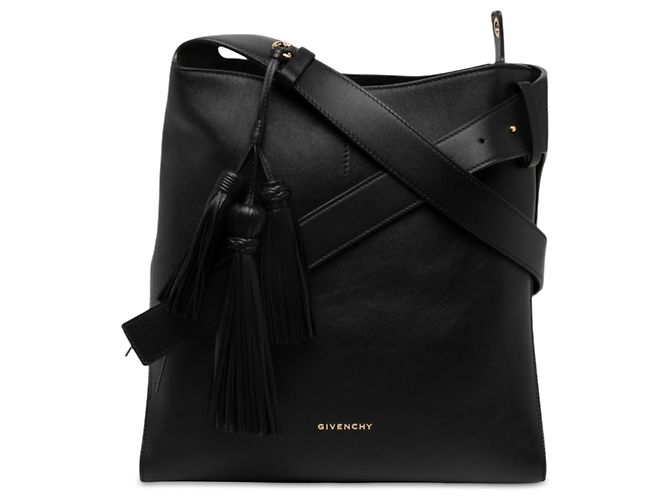 Bolsa de Ombro Givenchy em Couro Preto Medium com Cinto