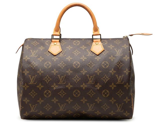 Louis Vuitton Brown Monogram Speedy 30 Marron