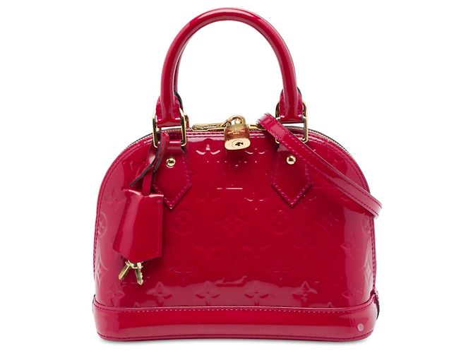 Louis Vuitton Pink Monogram Vernis Alma BB Rose
