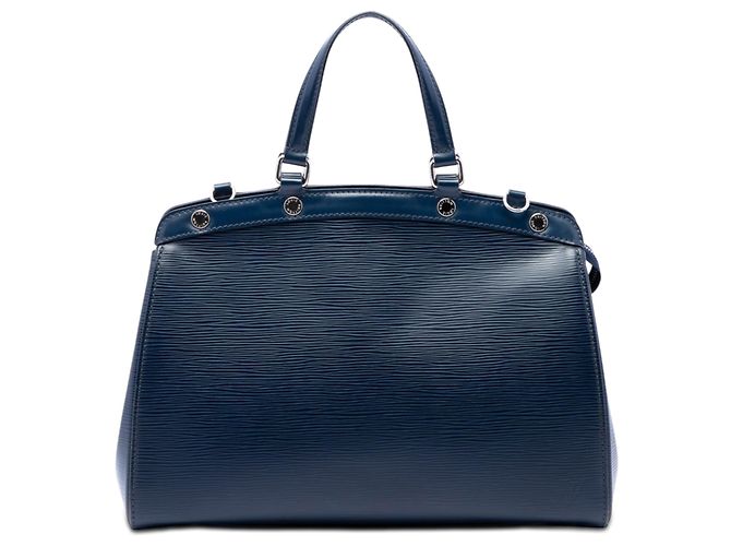 Louis Vuitton Blue Epi Brea MM Blu navy