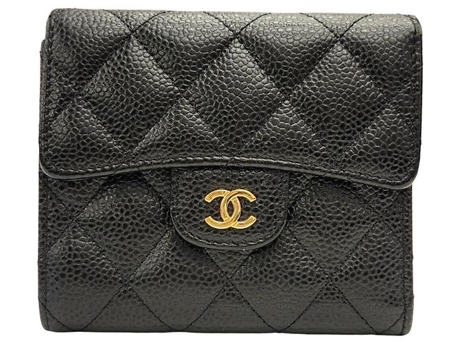 Chanel Classic Flap Small Wallet Black