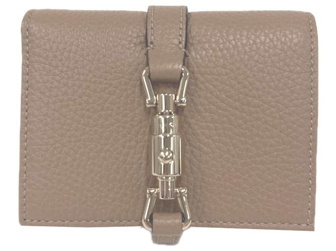 Cartera Jackie Medium GUCCI en piel beige