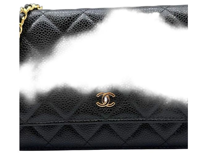 Cartera con cadena Chanel Matelassé Timeless Classic Negro