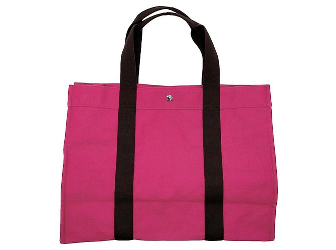 Hermès Hermes Sac de Plage GM Tote Bag Braun Pink