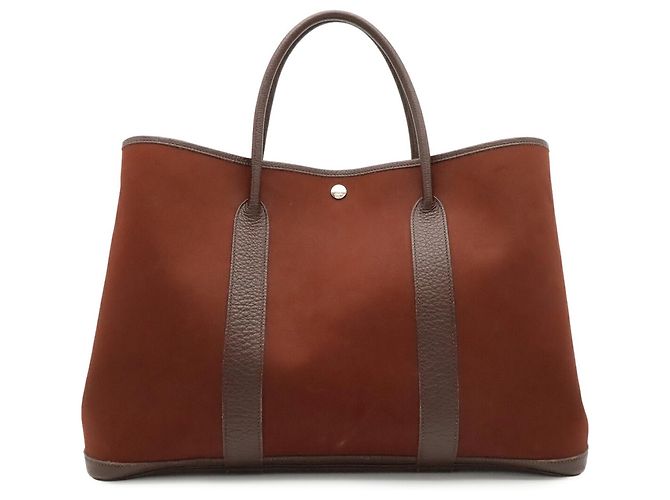 Hermès Sac Cabas Hermes Garden MM Marron