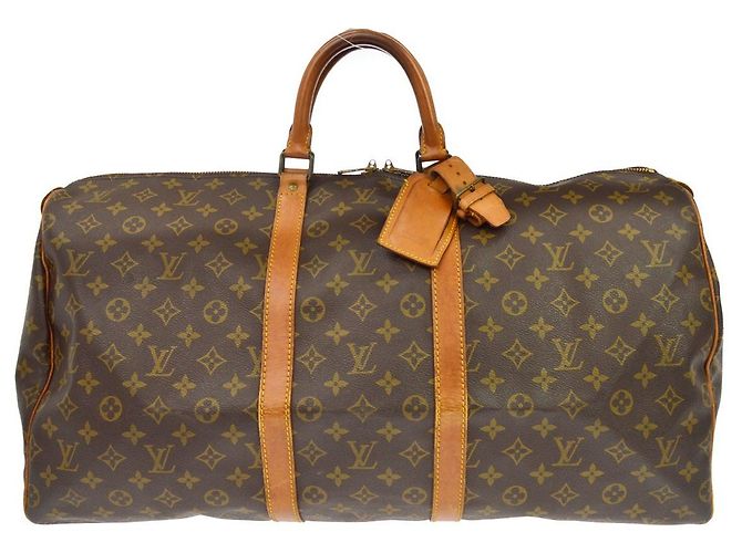 Louis Vuitton Keepall Monogram Canvas 55 Brown