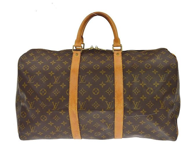 Louis Vuitton Keepall Monogram Canvas 50 Brown