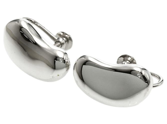 Autre Marque Orecchini a clip Tiffany Bean Silver