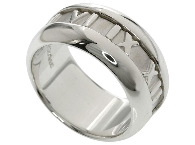 Autre Marque Anillo Alianza Atlas de Plata Tiffany & Co.