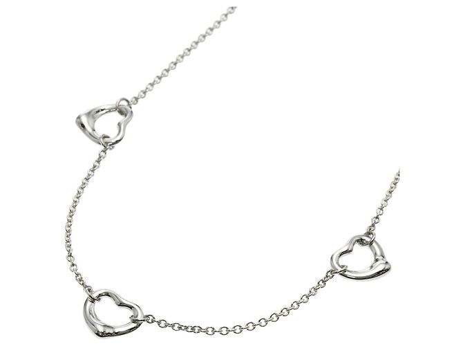 Autre Marque Collana Tiffany & Co. 3P Triple Open Heart in Argento